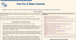 Desktop Screenshot of fosterparents.com