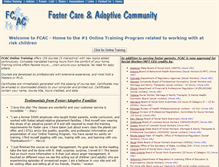 Tablet Screenshot of fosterparents.com